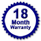 18 Month Warranty