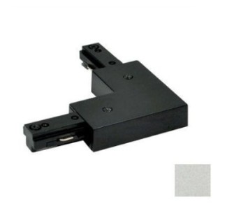 Nora Track Light NT-313S – Silver – L-Connector – Single Circuit – Compatible with Halo Track