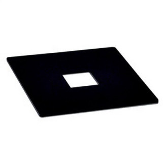 Nora NT-320B Outlet Box Cover; Outlet Box Mount, Black