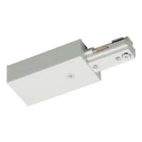 Nora Track Light NT-316S - Silver - Live End Feed - Single Circuit - Compatible with Halo Track