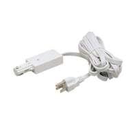 Nora Track Light NT-321S - Silver - Cord and Plug Set - Single Circuit - Compatible with Halo Track